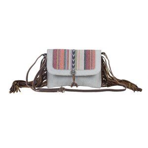 Leather, Canvas and Hair-On Myra Bag